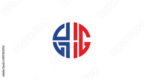 Stylized Letter G Logo Design Element.