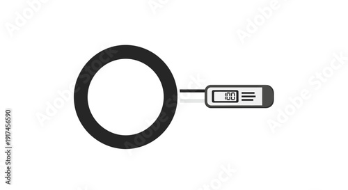 Simple Black Ring with USB Connector.