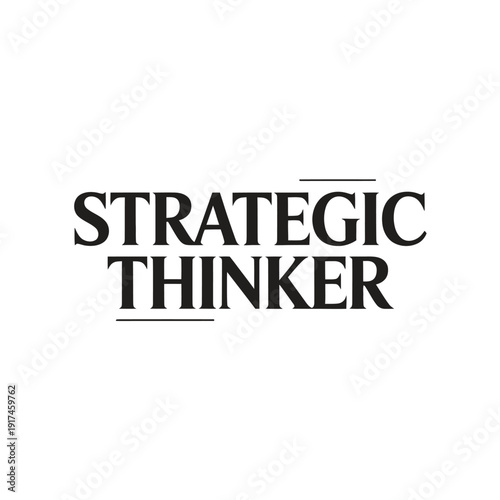 A strategic thinker planning and analyzing business concepts and ideas