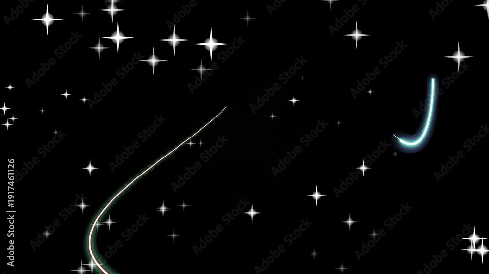 custom made wallpaper toronto digitalMagical night sky filled with glowing stars and streaks of light, creating a dreamy and ethereal atmosphere