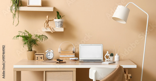 Inventor's workplace with b...