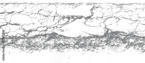 Cracked grey asphalt surface with fine granular texture and deep fissures