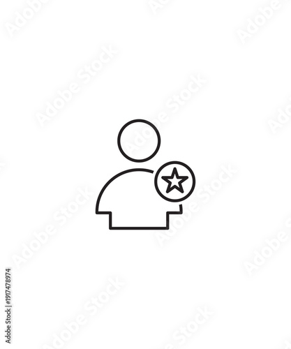 expert icon, vector best line icon.