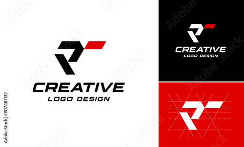 Free Download Creative letter R stylish sports vector logo design concept, Initial R combied T template logo design for fitness and strength sports - GFXLoad