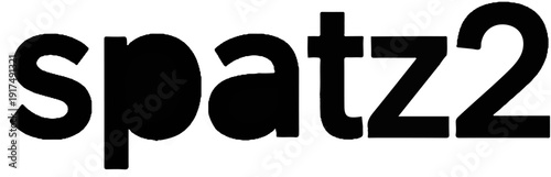 Bold black text with the word "spatz2