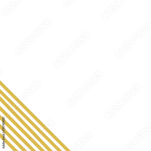 Abstract geometric sunburst corner element