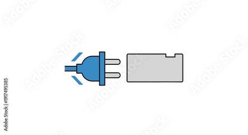 Electric plug and battery connection.