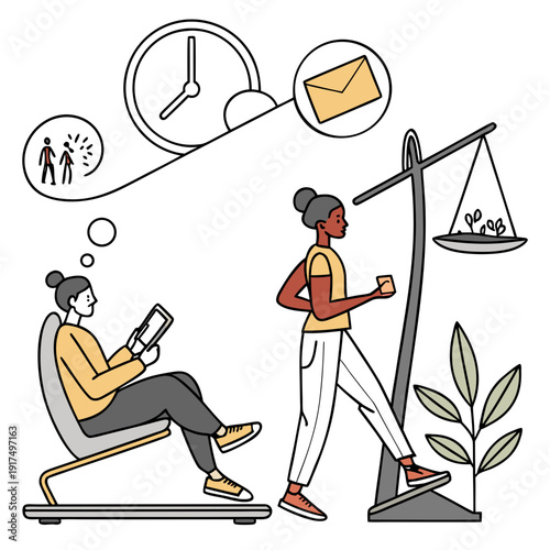 A woman considers fairness and communication in the workplace