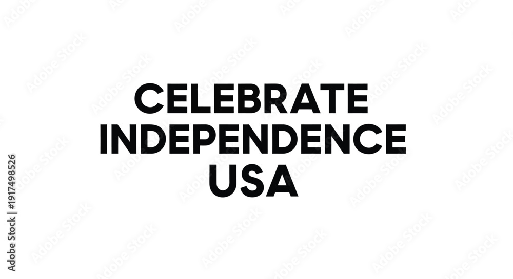 Obraz premium Independence Day USA celebration vector graphic element.