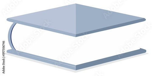 Blue Book Illustration Education Knowledge Information Open Textbook Learning