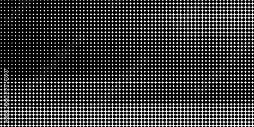 PrintDotted halftone gradient texture. Vanishing polka dot background. Repeating dots gradation pattern background. Black fading comic pop art template set modern circle background modern
