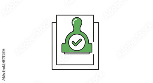 Green approved stamp with checkmark.