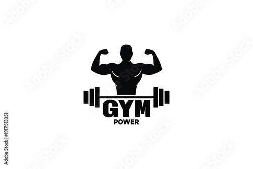 Gym Power Fitness Bodybuilding Logo Symbol