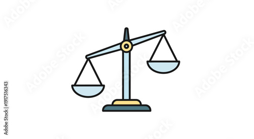 Scales of justice balance equality.