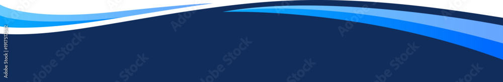 Obraz premium Curve Business Footer