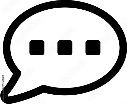 dialogue box silhouette vector Chat icon in line design speech bubble comment icon speech bubble symbol Chat message icons - talk message Bubble chat
