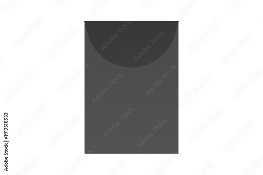 Fototapeta premium Hard Paper Box Mockup Isolated On White Background. 3d illustration