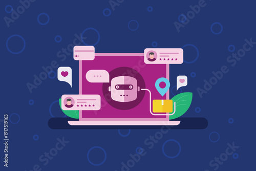 AI ecommerce solution, conversational virtual assistant, adaptive cart management, customer review processing and omni channel payment workflow.