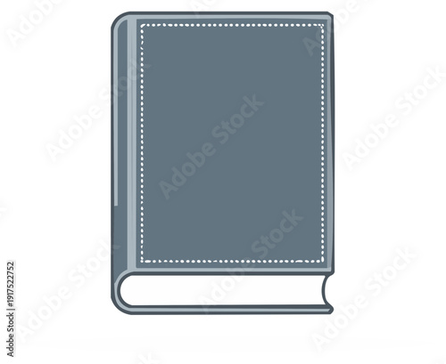 Illustrated Hardcover Book with Dotted Border Simple Publication for Study