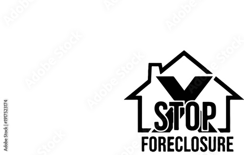 Icon representing stopping home foreclosure