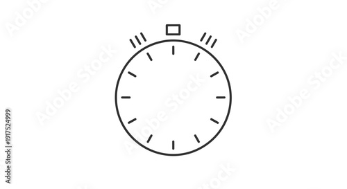 Stopwatch timer clock closeup face.