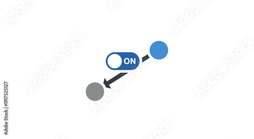 Toggle Switch in On Position.