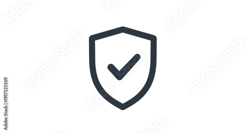 Shield icon with check mark.