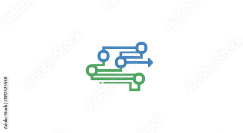 Simple flowchart process diagram symbol.