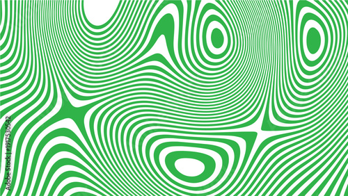 White abstract background and vector green lien