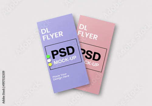Modern DL Flyer Mockup for Events and Promotions