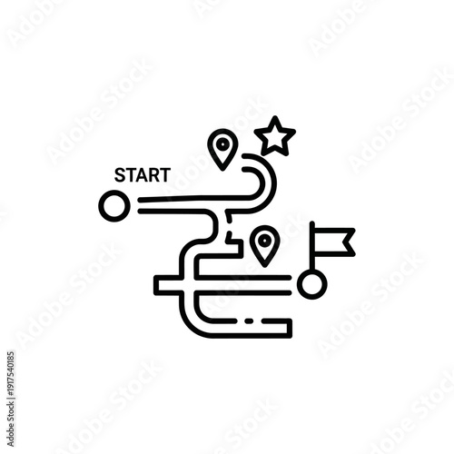 Innovative Pathway Navigation Chart for Strategic Goal Planning