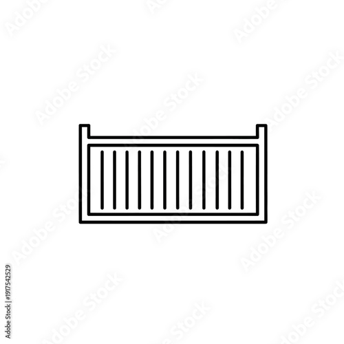 Modern Black and White Baby Safety Crib Guard for Nursery Protection