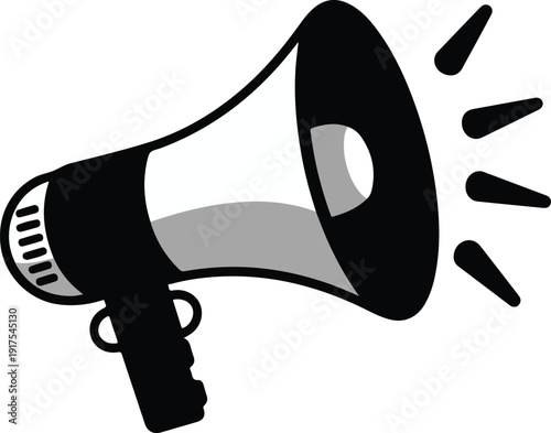 Loud megaphone icon for digital marketing announcements.