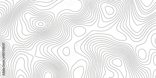 Topographic map background with geographic grid for hiking and mountain sport. luxury topographic wavy pattern and geographic grid map design. paper texture Imitation of a geographical map shades.