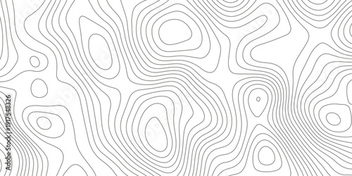 Topographic map background with geographic grid for hiking and mountain sport. luxury topographic wavy pattern and geographic grid map design. paper texture Imitation of a geographical map shades.