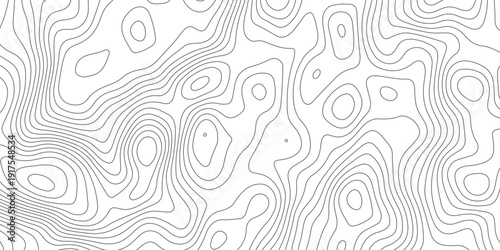 Topographic map background with geographic grid for hiking and mountain sport. luxury topographic wavy pattern and geographic grid map design. paper texture Imitation of a geographical map shades.