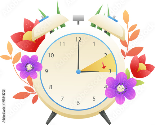 clock icon for spring forward and daylight saving time