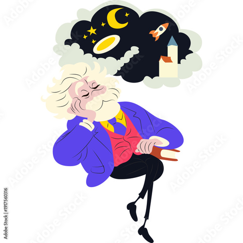 Gaston Bachelard contemplating imagination and space