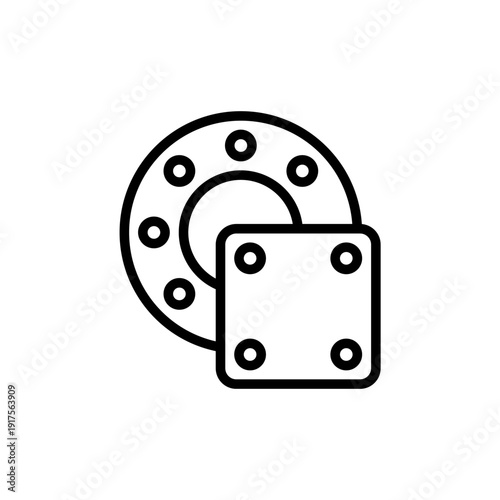 bolt steel icons minimalist flat style design, bolt steel Vector illustration on white background