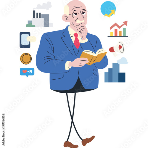 Raymond Aron analyzing modern society calmly