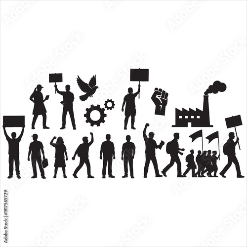 international labour day vector bundle