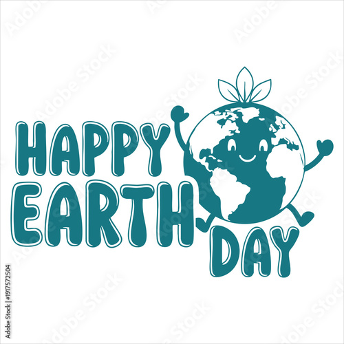 Cool Planet Earth Day Birthday Saying Happy Earth Day