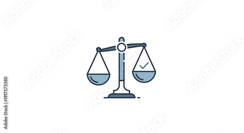 Balance scales with unequal weights.