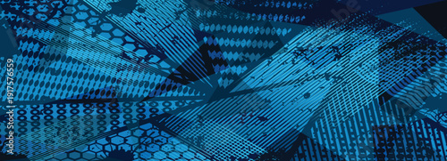  abstract triangle pattern textured background with grunge