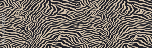 abstract zebra print pattern in beige and black