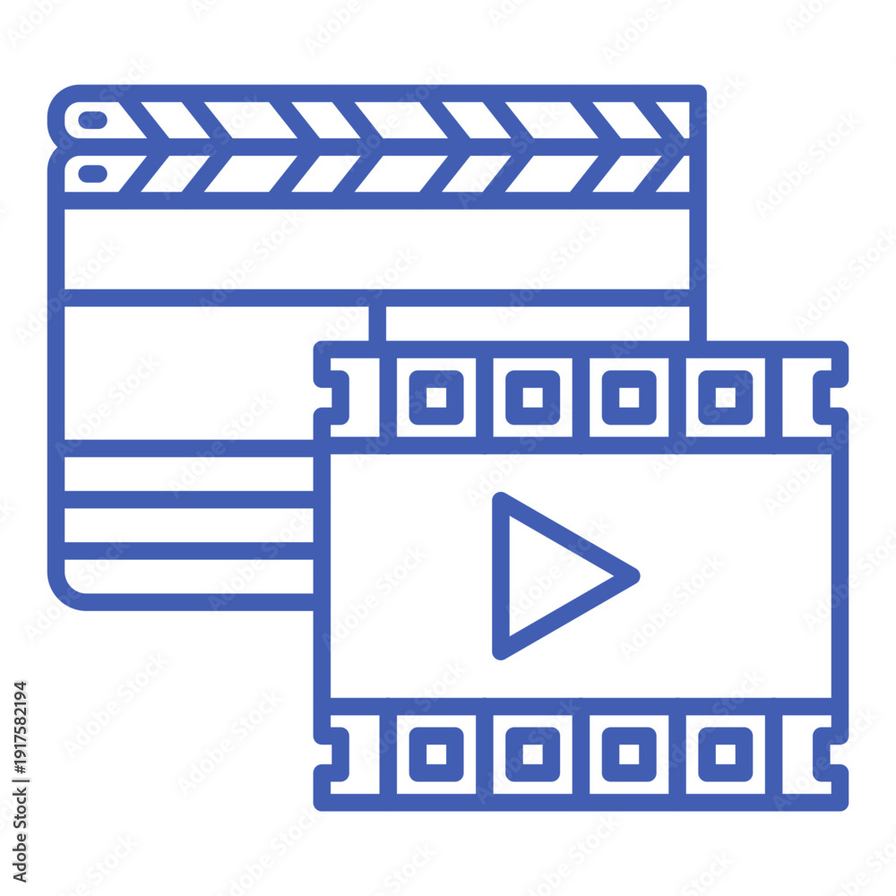Fototapeta premium Movie Icon