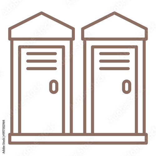 Portable bathroom Icon