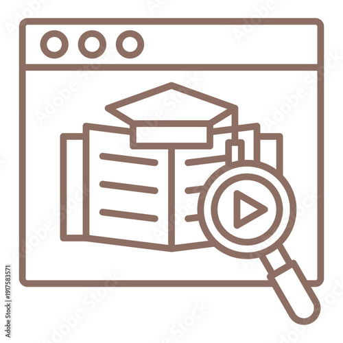 Educational video Icon