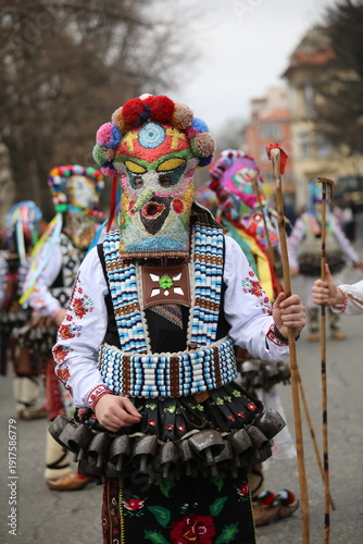 Kyustendil, Bulgaria - February 7, 2026: Third Masquerade Festival 