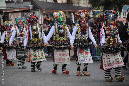 Kyustendil, Bulgaria - February 7, 2026: Third Masquerade Festival 